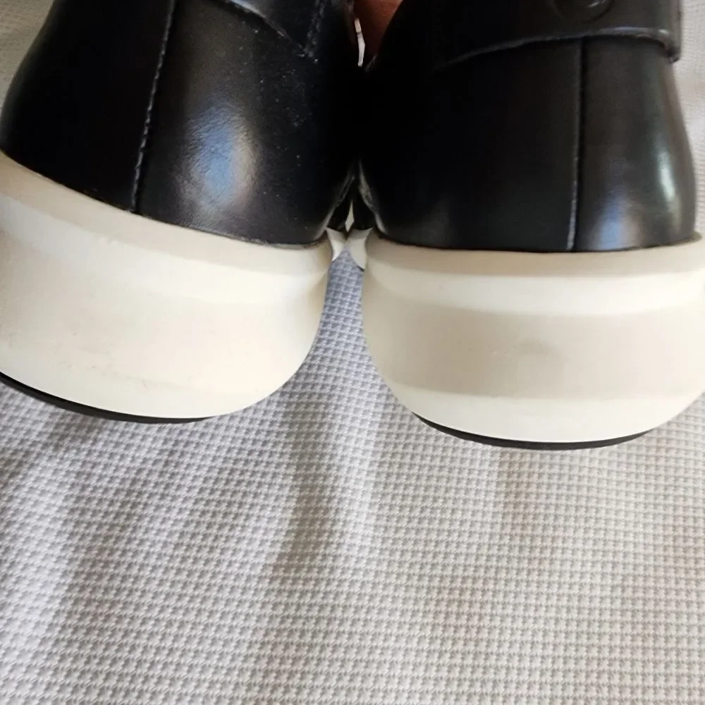 Clarks Black and Brown Snake Print Athletic Shoes